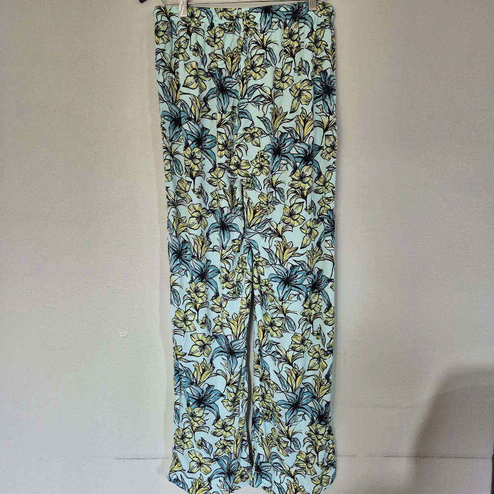 Beach Riot Swim Coverup Pants Floral Print Large - Picture 4 of 8